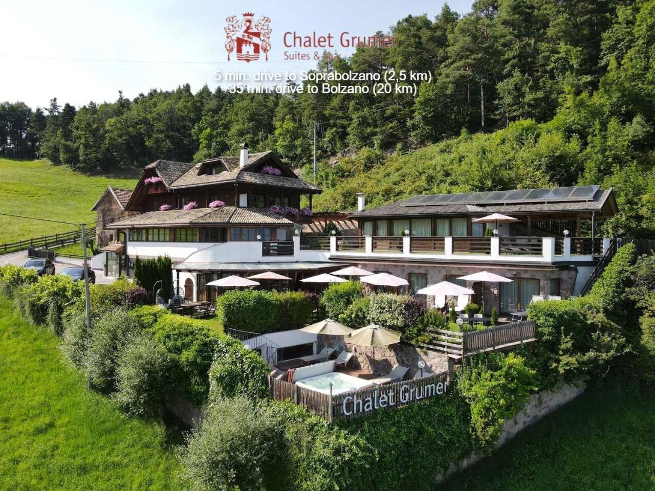 Chalet Grumer Suites&Spa Soprabolzano Luaran gambar