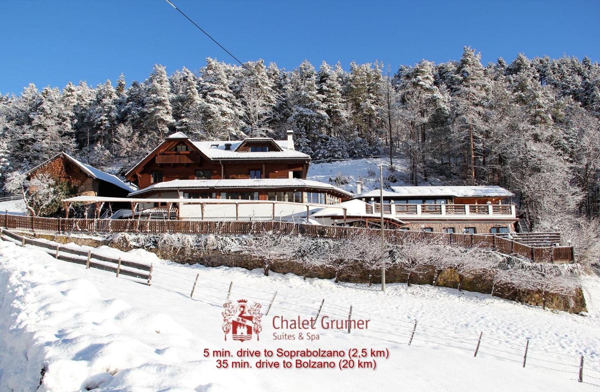 Chalet Grumer Suites&Spa Soprabolzano Luaran gambar
